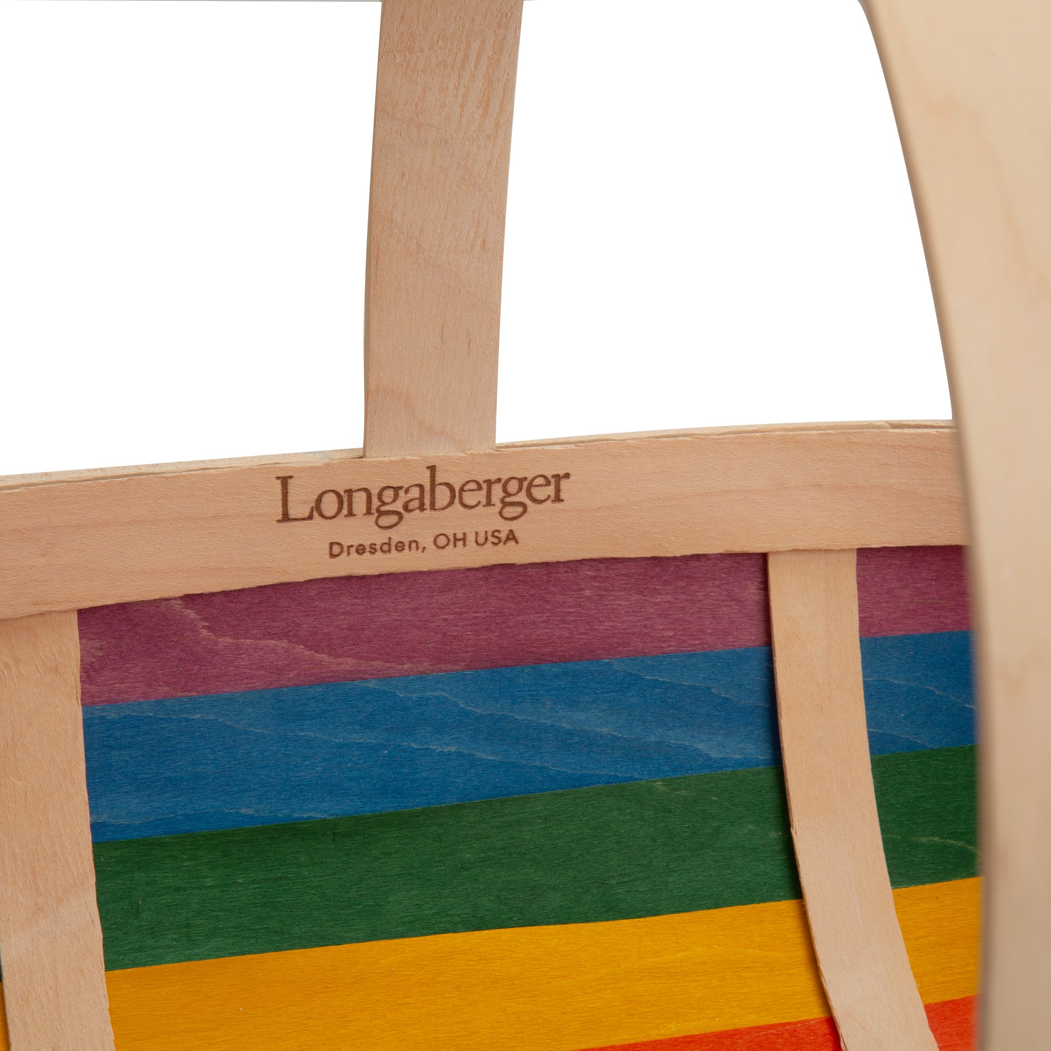 Rainbow Large Trug Basket with Protector - Multi - 图片 8