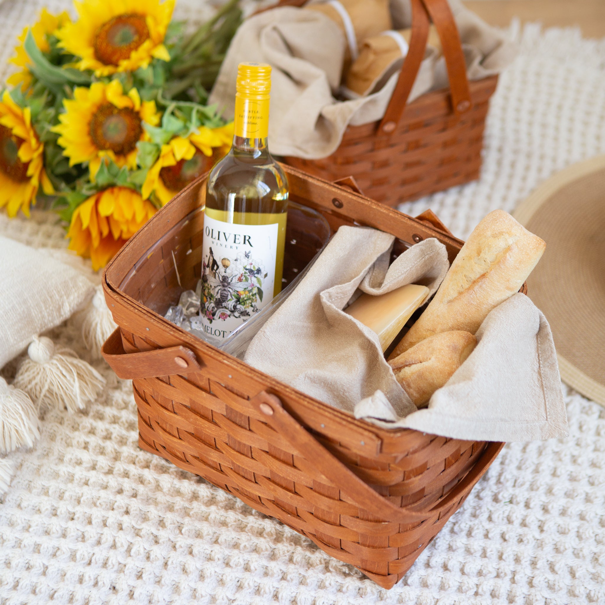 Mackinac Homestead Basket with Protector - Warm Cinnamon - 图片 3