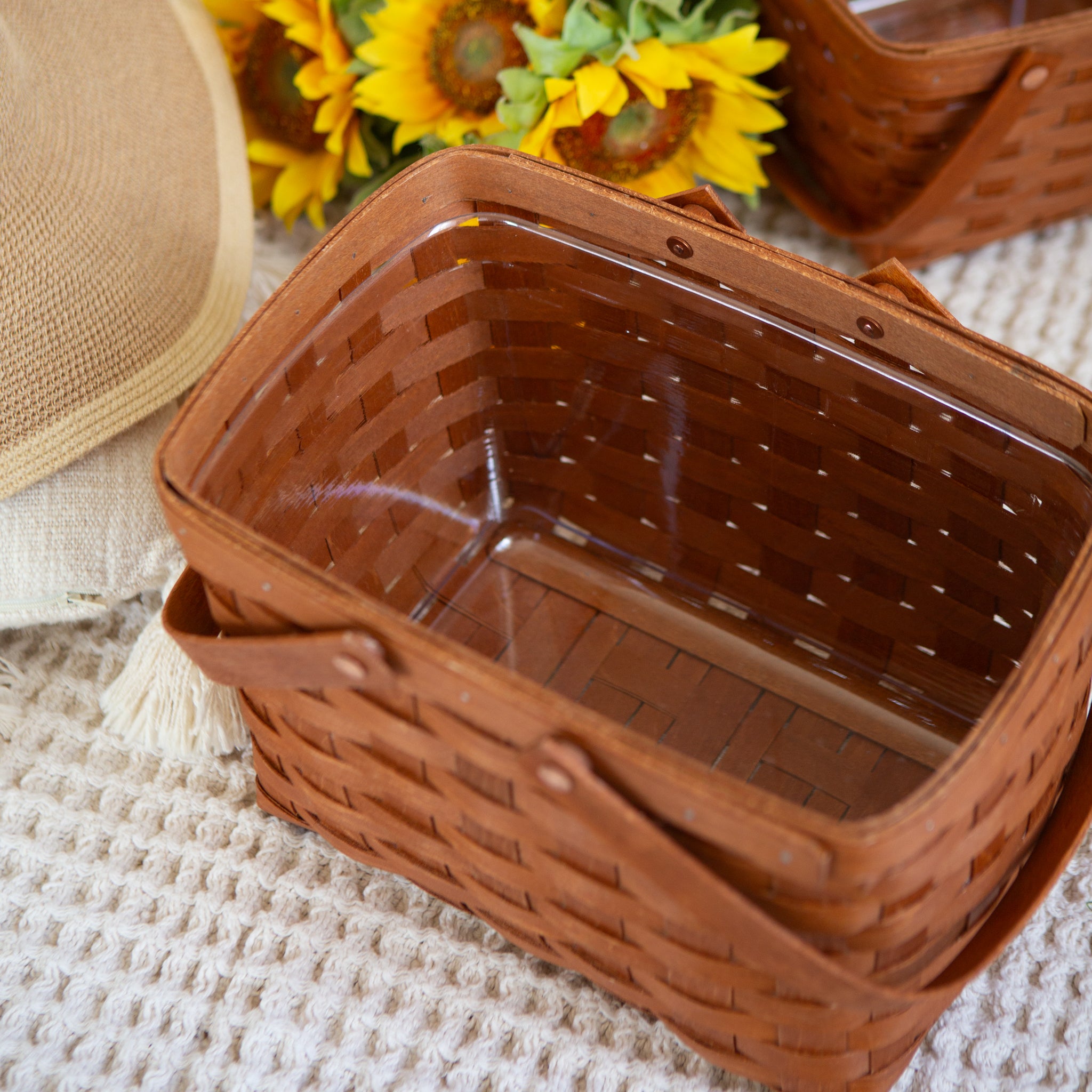 Mackinac Homestead Basket with Protector - Warm Cinnamon - 图片 5