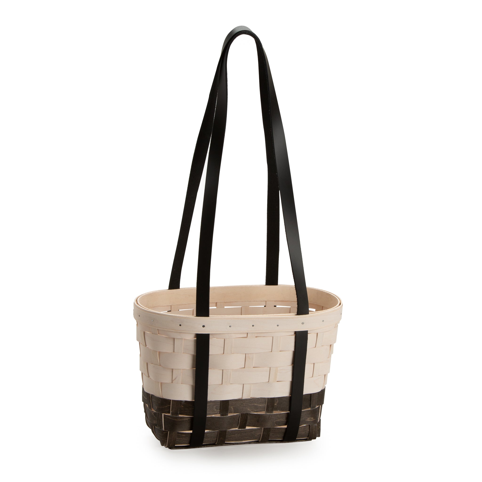 Medium Boardwalk Basket - Black and White