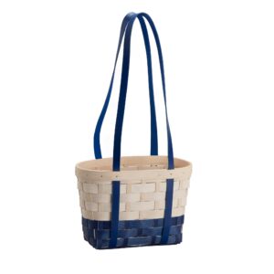 Medium Boardwalk Basket - Blue and White