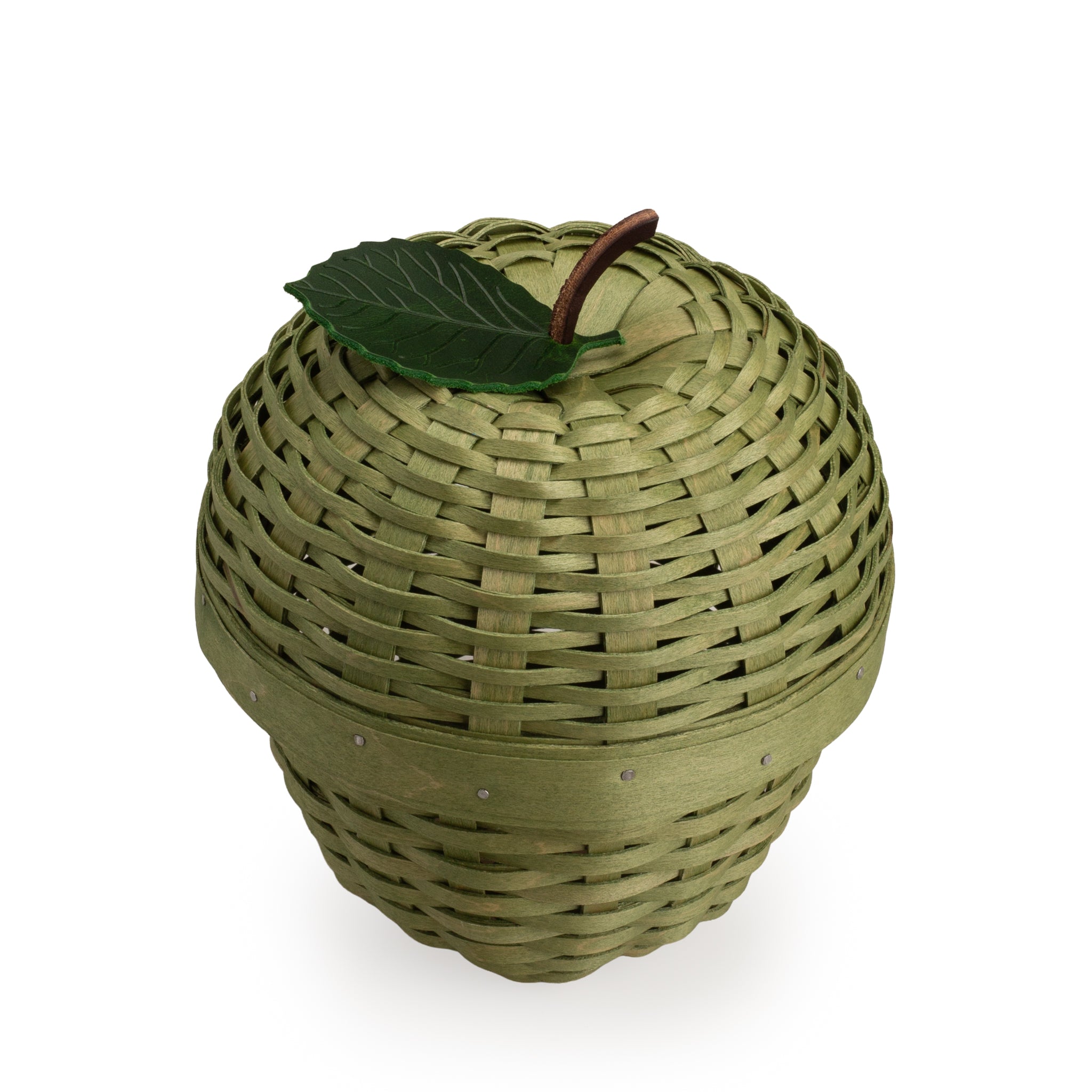 Apple Picking Small Apple with Woven Lid and Protector - Green