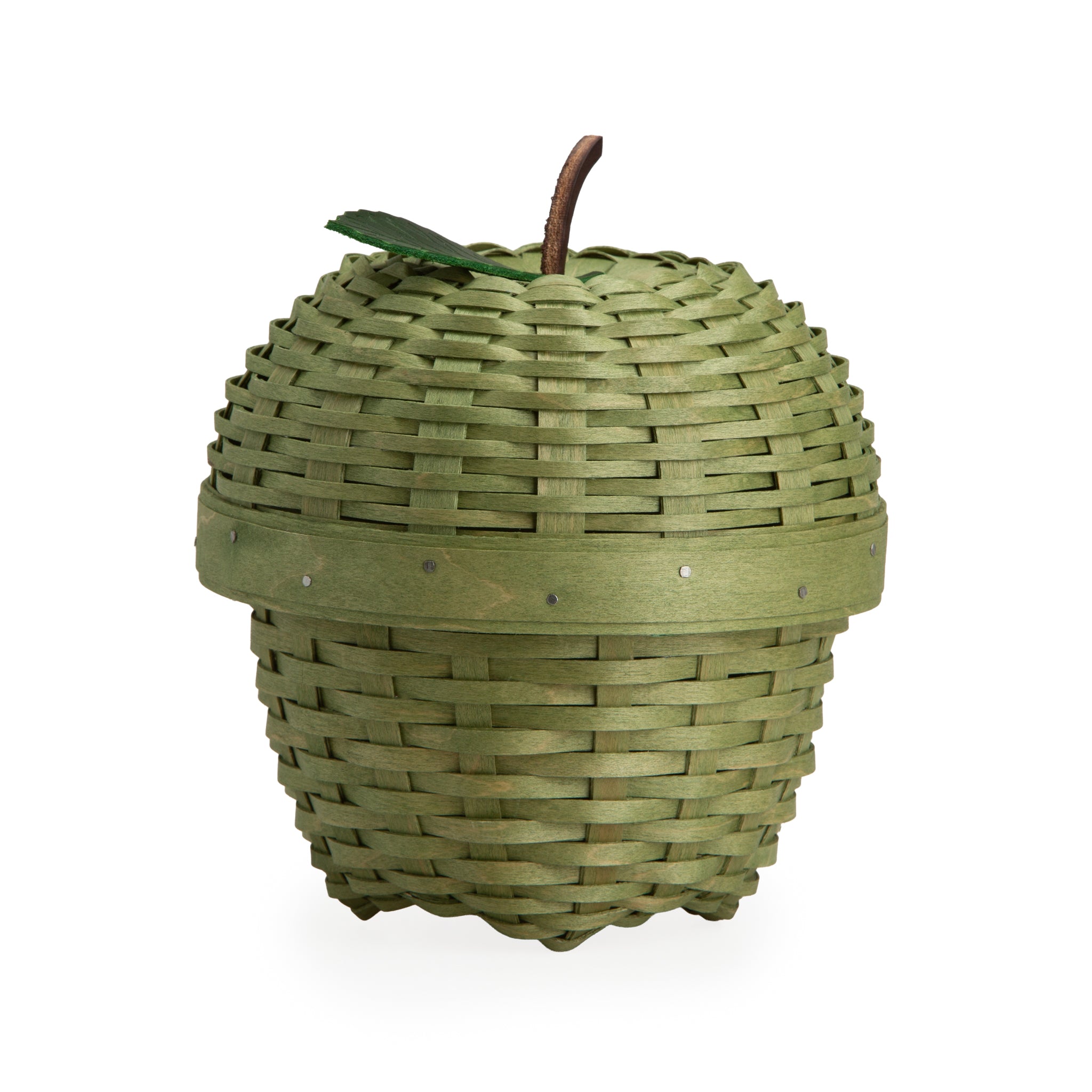 Apple Picking Small Apple with Woven Lid and Protector - Green - 图片 13