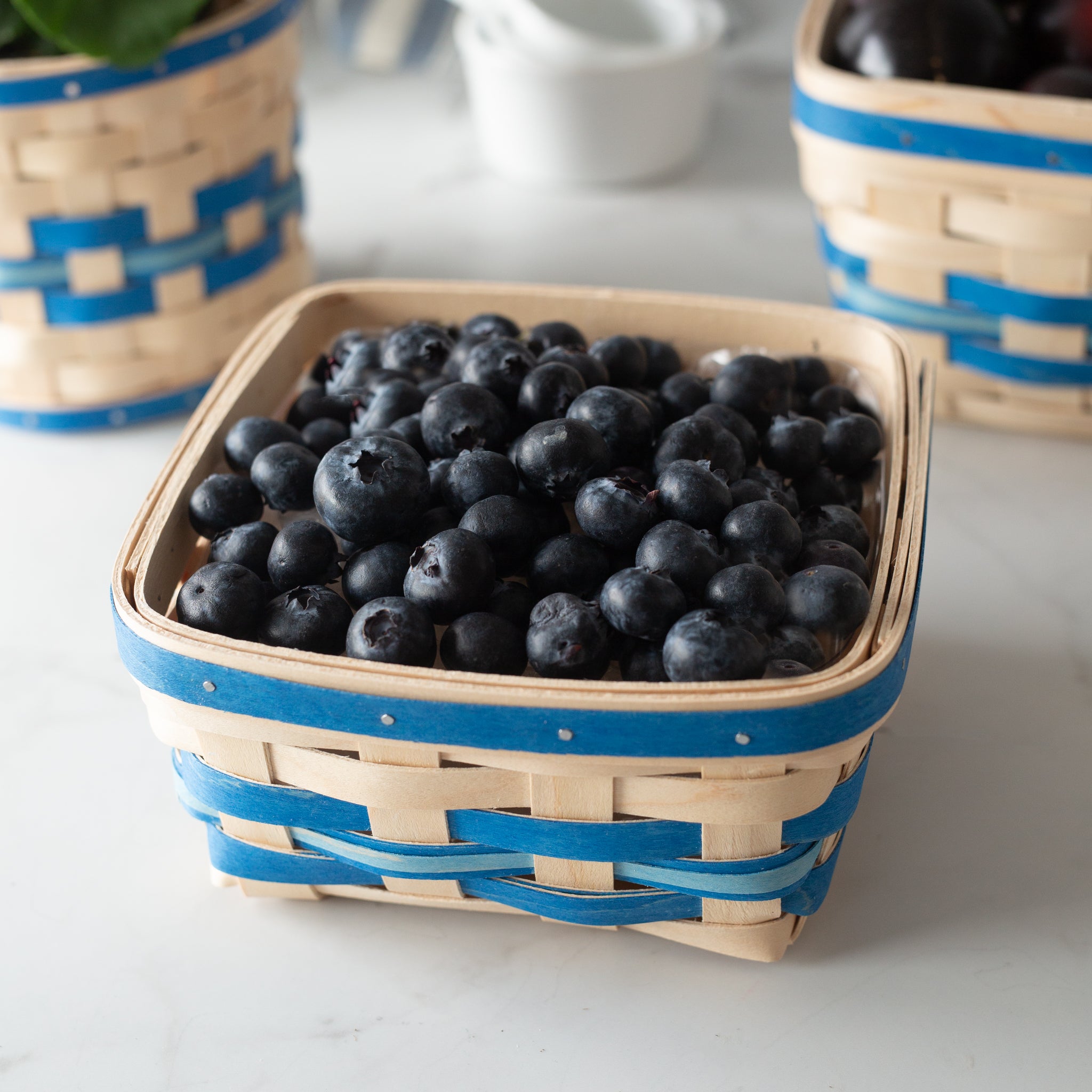 Spring Medium Berry Basket with Protector - Blueberry - 图片 2