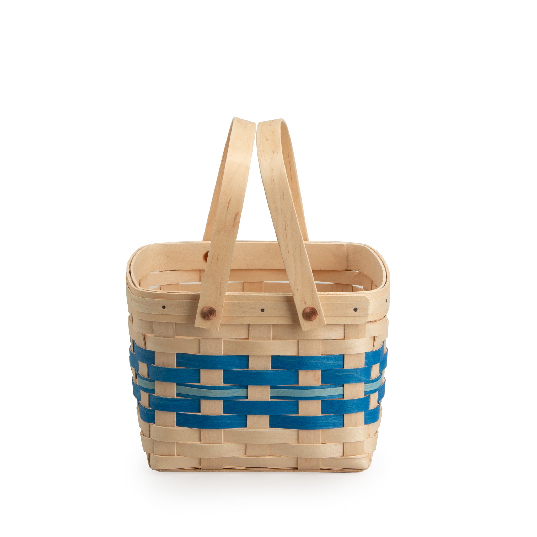 Spring Provision Picnic Basket with Lid and Protectors - Blueberry - 图片 15