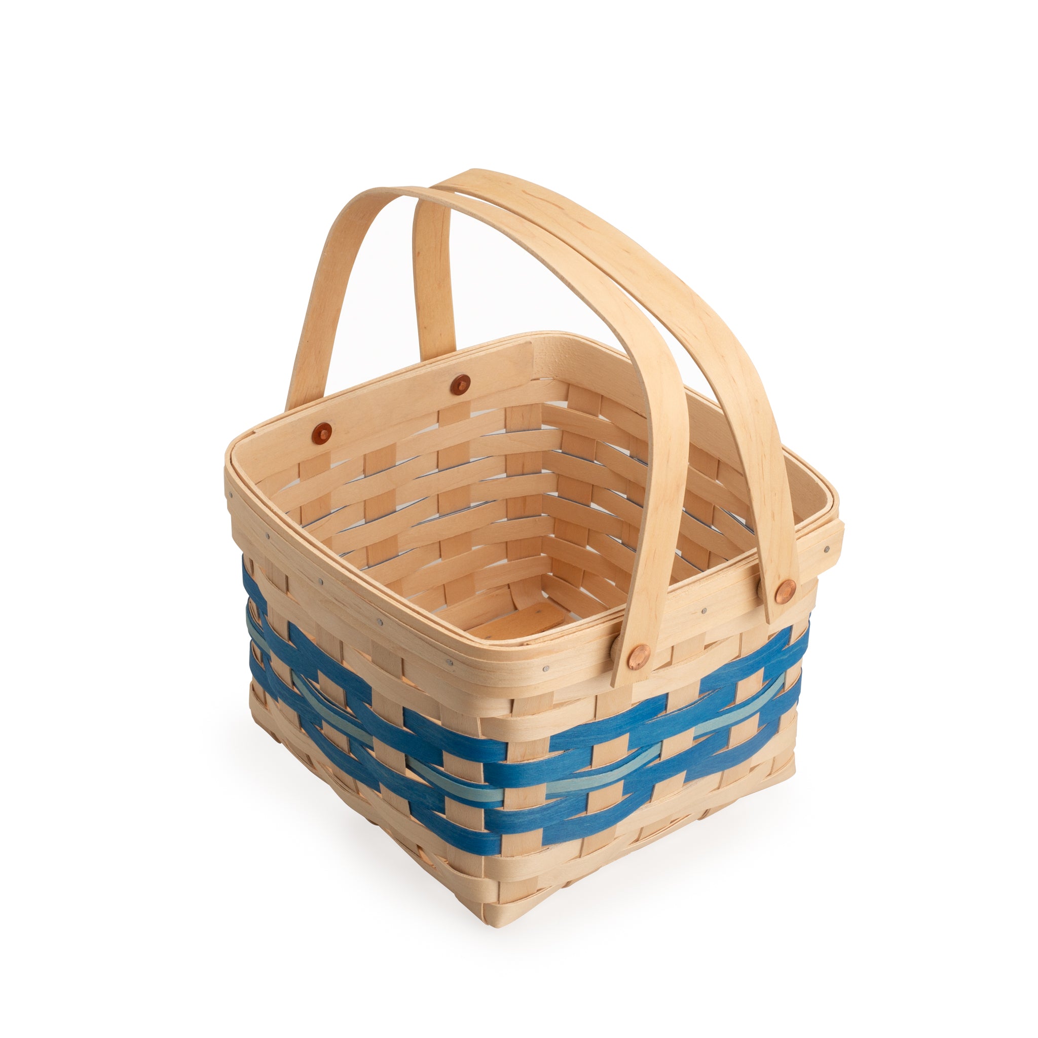 Spring Provision Picnic Basket with Lid and Protectors - Blueberry - 图片 16