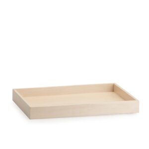 White 1973 Medium Wood Organizing Tray