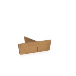 Tissue & Remote Control Holder Basket Dividers - Light Brown