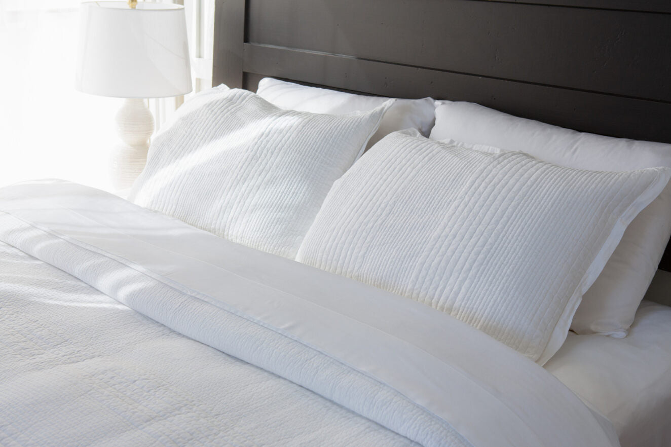 White Longaberger Quilt - 图片 2