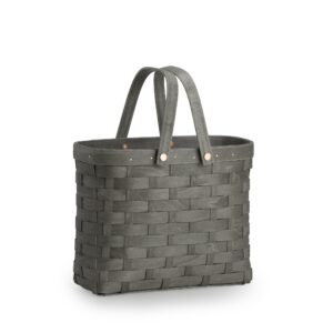 Wine Caddy Basket - Pewter