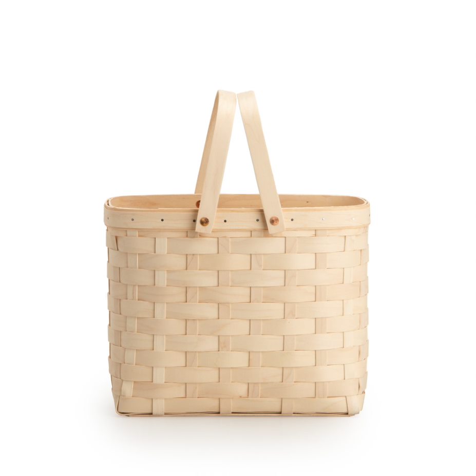 Wine Caddy Basket - Whitewashed - 图片 2